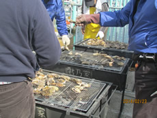 牡蠣のペッチャン焼