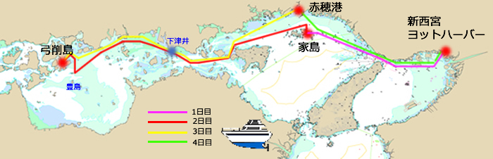 クルージングツアー地図