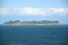 蒲生田岬からの前島