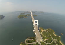 来島大橋と来島海峡