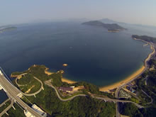 来島大橋と来島海峡